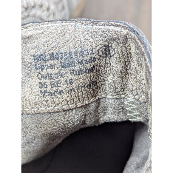 Not Rated Nosara Ankle Boots Womens 8 Taupe Gray Boho Western Vegan Side Zip - Picture 10 of 12